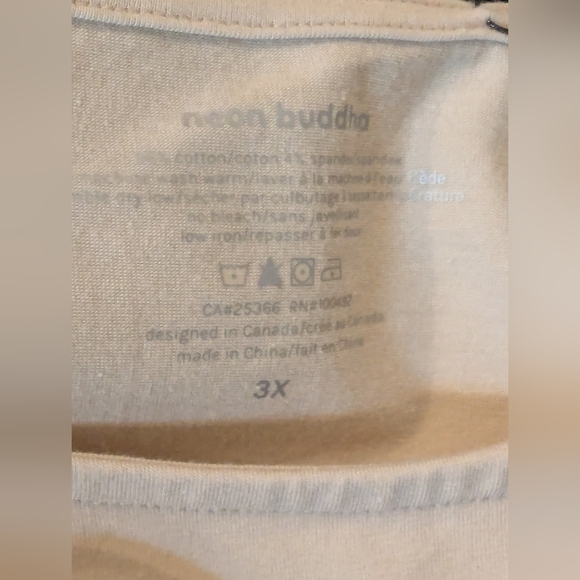 NWT Neon Buddha everyday cotton Tank Top in stone Size 3x - Picture 8 of 10